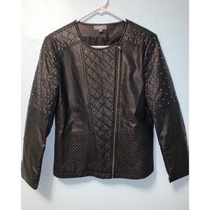 Neiman Marcus Vegan Leather Jacket